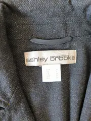 Vorschaubild 2 von Damen Blazer Grau Gr. 34/XS Business Langarm Stickerei