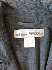 Vorschaubild 8 von Damen Blazer Grau Gr. 34/XS Business Langarm Stickerei