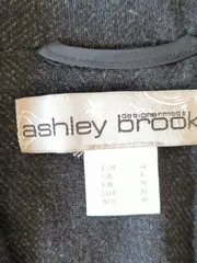 Vorschaubild 10 von Damen Blazer Grau Gr. 34/XS Business Langarm Stickerei