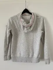 Vorschaubild 2 von Mädchen Kapuzenpullover Pferd Grau Gr. 140 Casual Tiermotiv