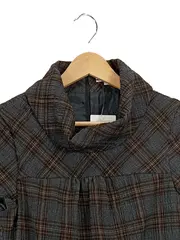 Vorschaubild 2 von IXO Models Damen Freizeitkleid Kariert Rollkragen Grau Gr. S