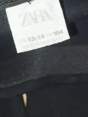 Vorschaubild 5 von Schlaghose Mädchen Gr. 164 Schwarz Stretch Flared Leggings