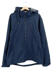 Vorschaubild 1 von Ankerglut Herren Softshelljacke Kapuze Navy Blau Gr. 2XL Outdoor