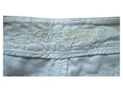 Vorschaubild 2 von Damen Cargohose Capri 3, 4 Hose Weiß Größe 36 Leinen Baumwolle