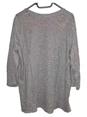 Vorschaubild 3 von Damen Shirt Langarm Gr. 44 Grau Meliert Basic Casual