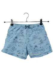 Vorschaubild 1 von Kinder Badehose Gr. 134 Blau Casual mit Grafik-Muster