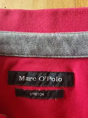 Vorschaubild 2 von Herren Poloshirt Rot XXL Kurzarm Casual Uni Baumwolle