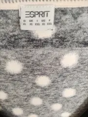 Vorschaubild 3 von Damen Strickjacke Cardigan Polka Dots Schwarz Weiß Gr. XL