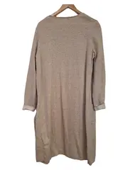 Vorschaubild 2 von Damen Strickjacke Cardigan Gr. 38 M Beige Baumwolle Casual