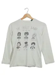 Vorschaubild 1 von Kids Langarmshirt The Skills Band Indie Rock Weiß Gr. 152