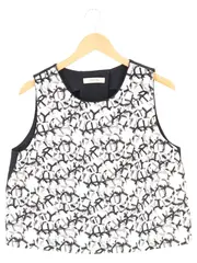Vorschaubild 1 von Bluse Damen 32;XXS Mehrfarbig Grafisch Ärmellos Modern
