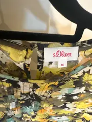 Vorschaubild 4 von Damen Bluse Blumenmuster Gr. 36 Mehrfarbig Casual Ärmellos