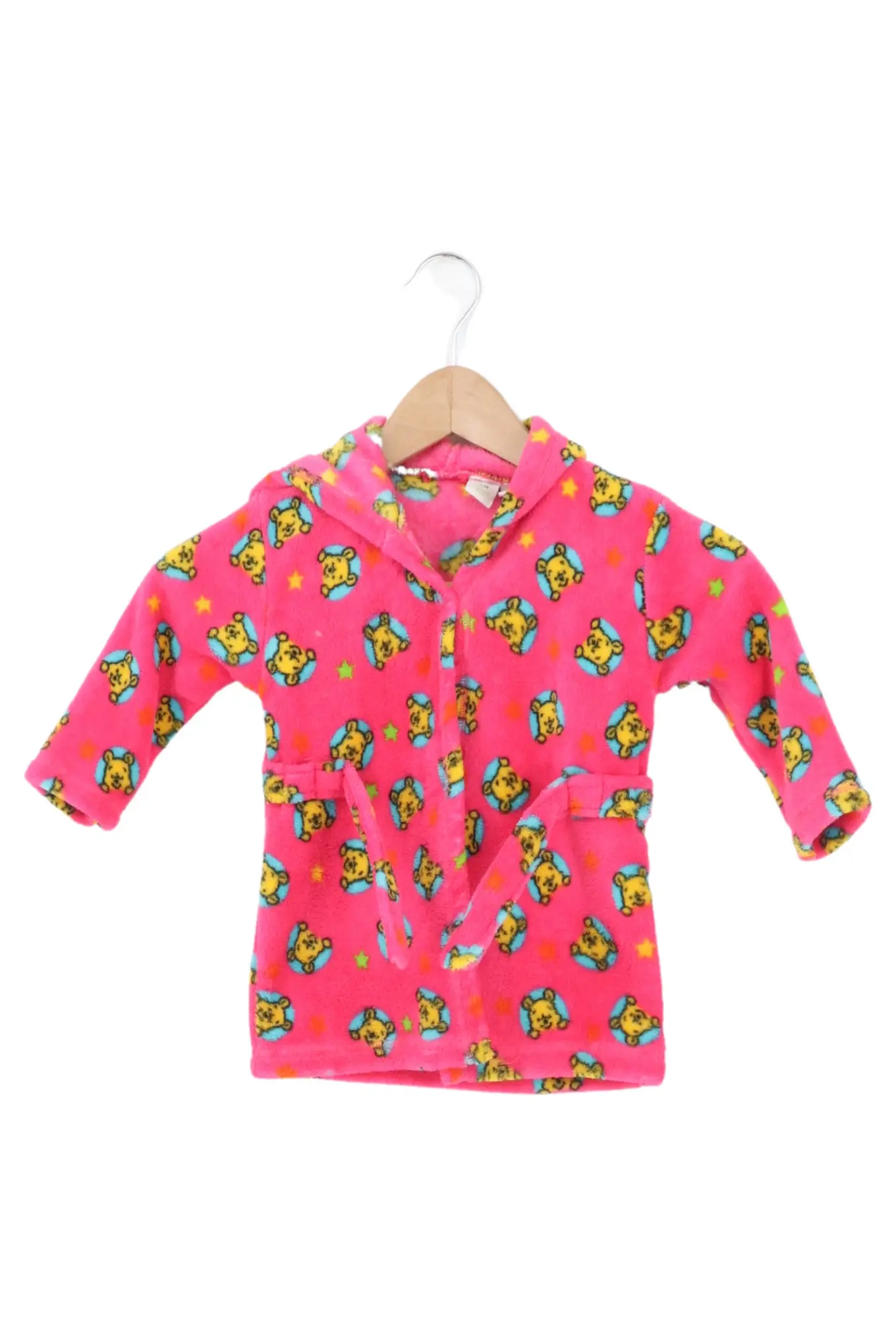 DISNEY Kinder Bademantel Mädchen Rosa Gr. 74 Winnie Pooh Kapuze Casual