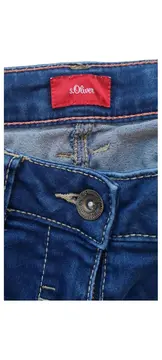 Vorschaubild 4 von Jeans Regular Fit Kinder Mädchen Gr. 158 Blau Denim