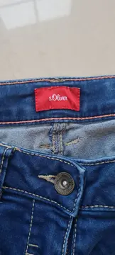 Vorschaubild 3 von Jeans Regular Fit Kinder Mädchen Gr. 158 Blau Denim