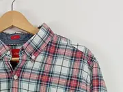 Vorschaubild 2 von Herren Freizeithemd Gr. 42 Kariert Casual Mehrfarbig Langarm