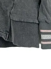 Vorschaubild 3 von Mädchen Pullover Gr. 140 Grau Baumwolle Tigerprint Animal-Print