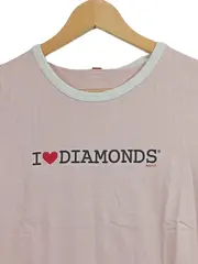 Vorschaubild 3 von Damen T-Shirt I ♥ DIAMONDS Gr. el Rosa