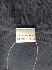 Vorschaubild 4 von Damen Strickjacke Gr. 36/S Blau Klassisch Knopfleiste Langarm