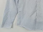 Vorschaubild 4 von Regular Fit Herrenhemd Langarm Hellblau Punkte Gr. S Business