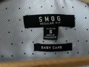 Vorschaubild 5 von Regular Fit Herrenhemd Langarm Hellblau Punkte Gr. S Business