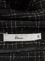 Vorschaubild 3 von Damen Etuikleid Gr. 36/S Schwarz Kariert Business Elegant