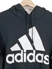 Vorschaubild 2 von Herren Kapuzenpullover Hoodie Schwarz Gr. L Sportlich Logo-Print