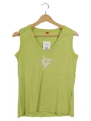 Vorschaubild 1 von Damen Tanktop Shirt Grün Gr. 42 Baumwolle Casual Print