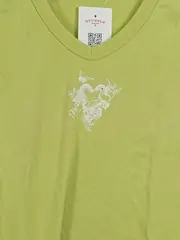 Vorschaubild 3 von Damen Tanktop Shirt Grün Gr. 42 Baumwolle Casual Print