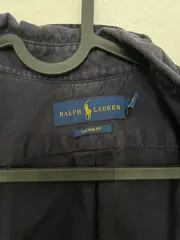 Vorschaubild 2 von Hemd Herren M Custom Fit Langarm Blau Baumwolle Business