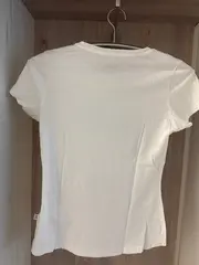 Vorschaubild 2 von Damen Sport T-Shirt Gr. 36 Weiß Sportlich Logo-Print