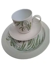Vorschaubild 1 von studio-linie Sammelgedeck 3tlg Porzellan Weiß Florales Muster