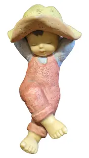Vorschaubild 1 von Dekofigur Junge mit Hut Mehrfarbig Nostalgisch 13cm Porzellan