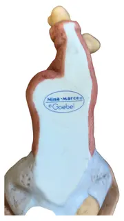 Vorschaubild 2 von Dekofigur Junge mit Hut Mehrfarbig Nostalgisch 13cm Porzellan