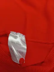 Vorschaubild 4 von Pullover Damen Gr. 40/L Rot Klassisch Casual Langarm Polo-Kragen