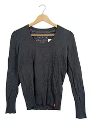 Vorschaubild 1 von EDC Pullover Damen Gr. 36/S Grau Casual Rundhals Langarm