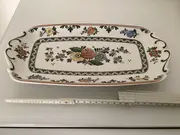 Vorschaubild 1 von Alt Amsterdam Servierplatte Blumen Porzellan 31x17cm