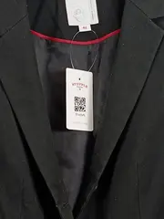 Vorschaubild 4 von Damen Blazer Gr. 42 Schwarz Klassisch Business