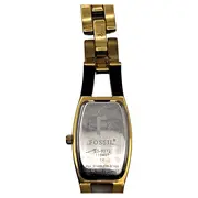 Vorschaubild 3 von Damenuhr f2 ES-9172 Gold Edelstahl Armbanduhr Elegant Tonneau