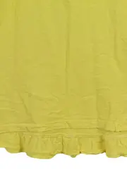 Vorschaubild 3 von Damen T-Shirt Gr. 38 M Gelb Rüschen Baumwolle Feminin