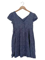 Vorschaubild 1 von Damen Freizeitkleid Polka Dot Blau Gr. XS