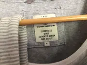 Vorschaubild 4 von Damen Langarmshirt Gr. 40/L Grau Casual mit Bindegürtel