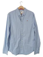 Vorschaubild 1 von Herren Business Hemd Langarm Blau Gr. 38 Logo Slim Fit
