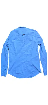 Vorschaubild 2 von Herren Business Hemd Langarm Blau Gr. 38 Logo Slim Fit