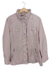 Vorschaubild 1 von Damen Leichte Jacke Rosa Gr. 46/3XL Casual Polyester