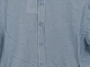 Vorschaubild 2 von Herren Freizeithemd Blau Gr. L Baumwolle Casual