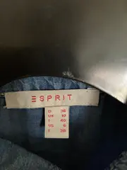 Vorschaubild 6 von Hemdbluse Damen Blau Lyocell Langarm Gr. 36/S Casual Uni