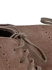 Vorschaubild 4 von Herren Stiefelette Gr. 45 Braun Klassisch Brogue Schnürstiefel