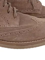 Vorschaubild 3 von Herren Stiefelette Gr. 45 Braun Klassisch Brogue Schnürstiefel