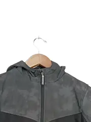 Vorschaubild 4 von Kinder Softshelljacke Gr. 152 Grau Outdoor Kapuze Reißverschluss